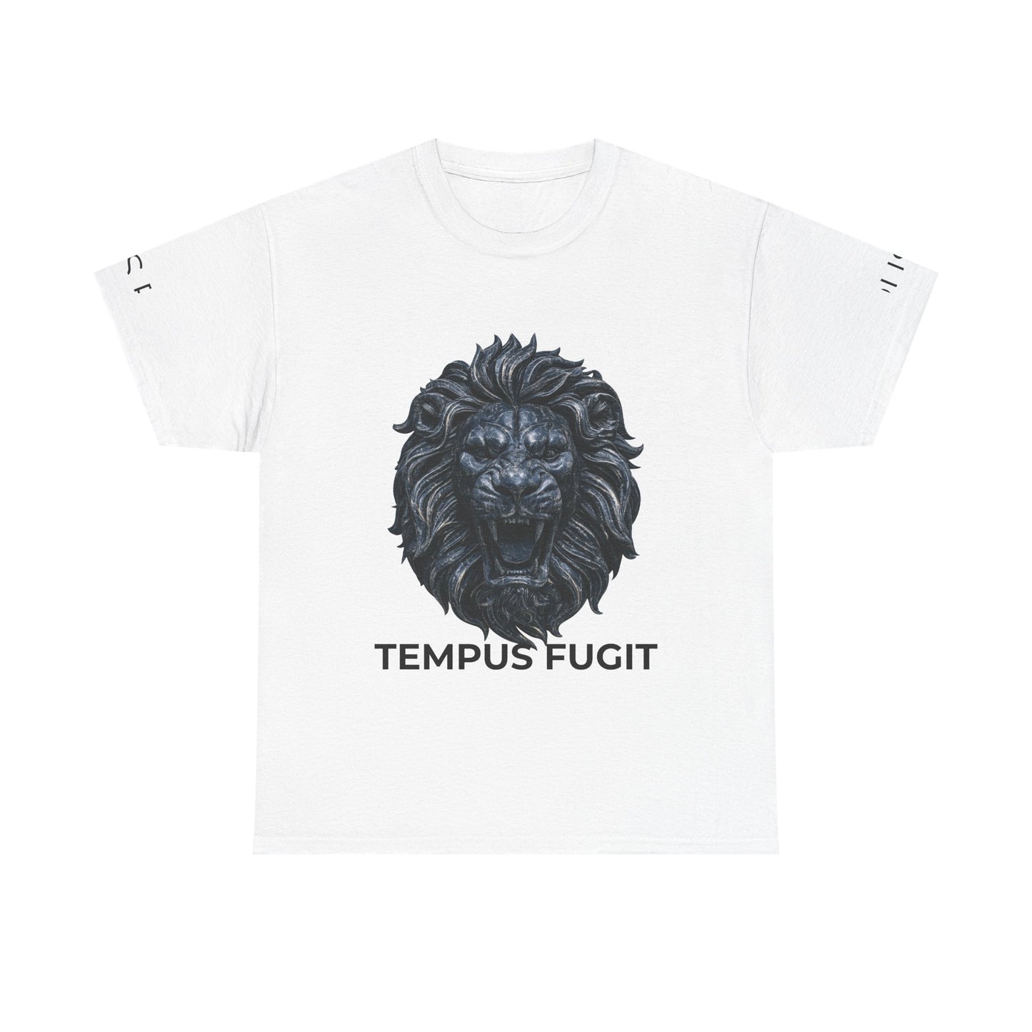 Tempus Fugit Lion T-Shirt Stoic Graphic Tee