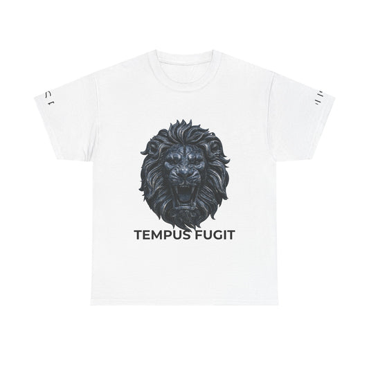 Tempus Fugit Lion T-Shirt Stoic Graphic Tee