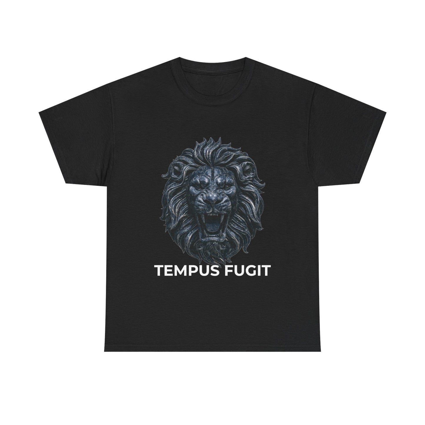 Tempus Fugit Lion T-Shirt Stoic Graphic Tee