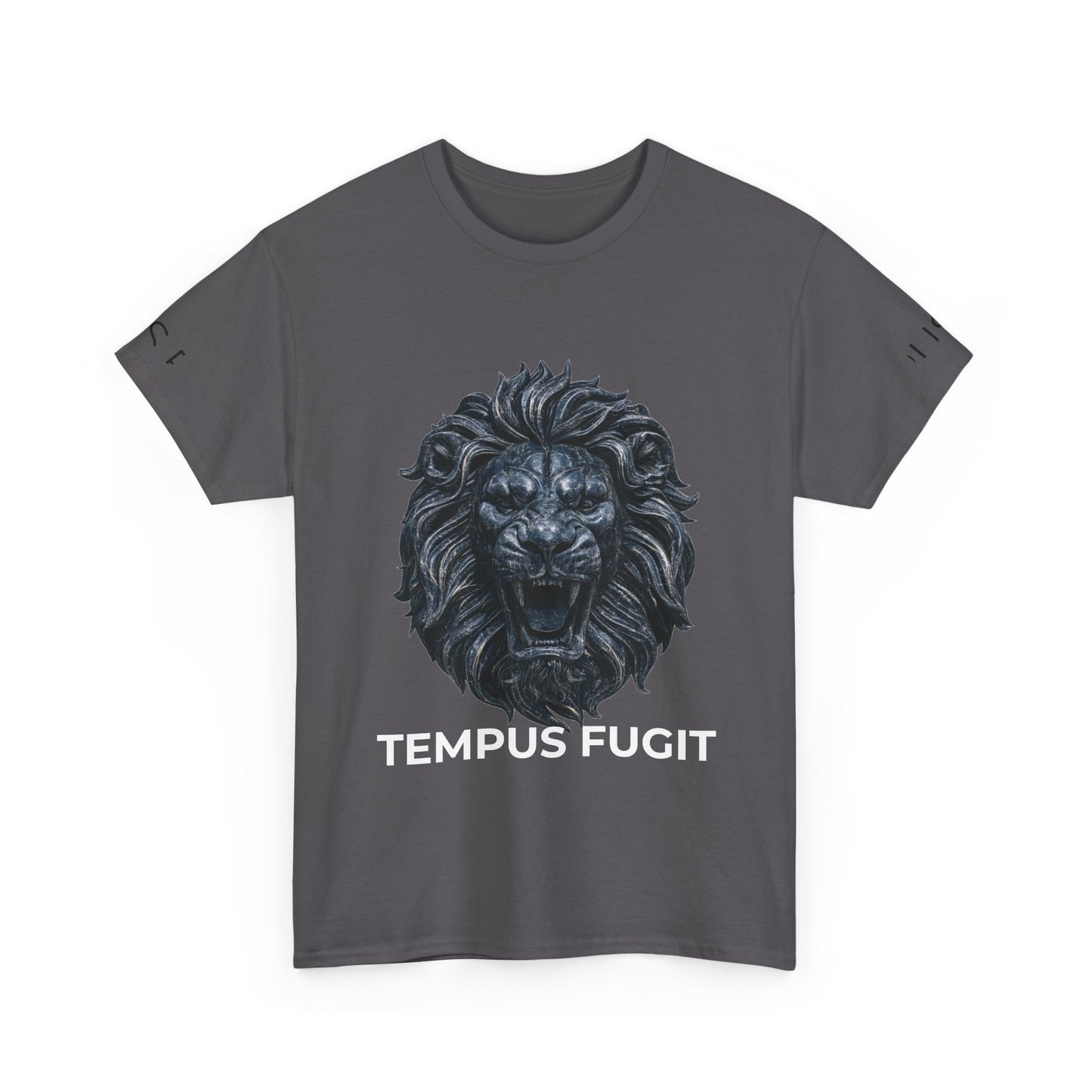 Tempus Fugit Lion T-Shirt Stoic Graphic Tee