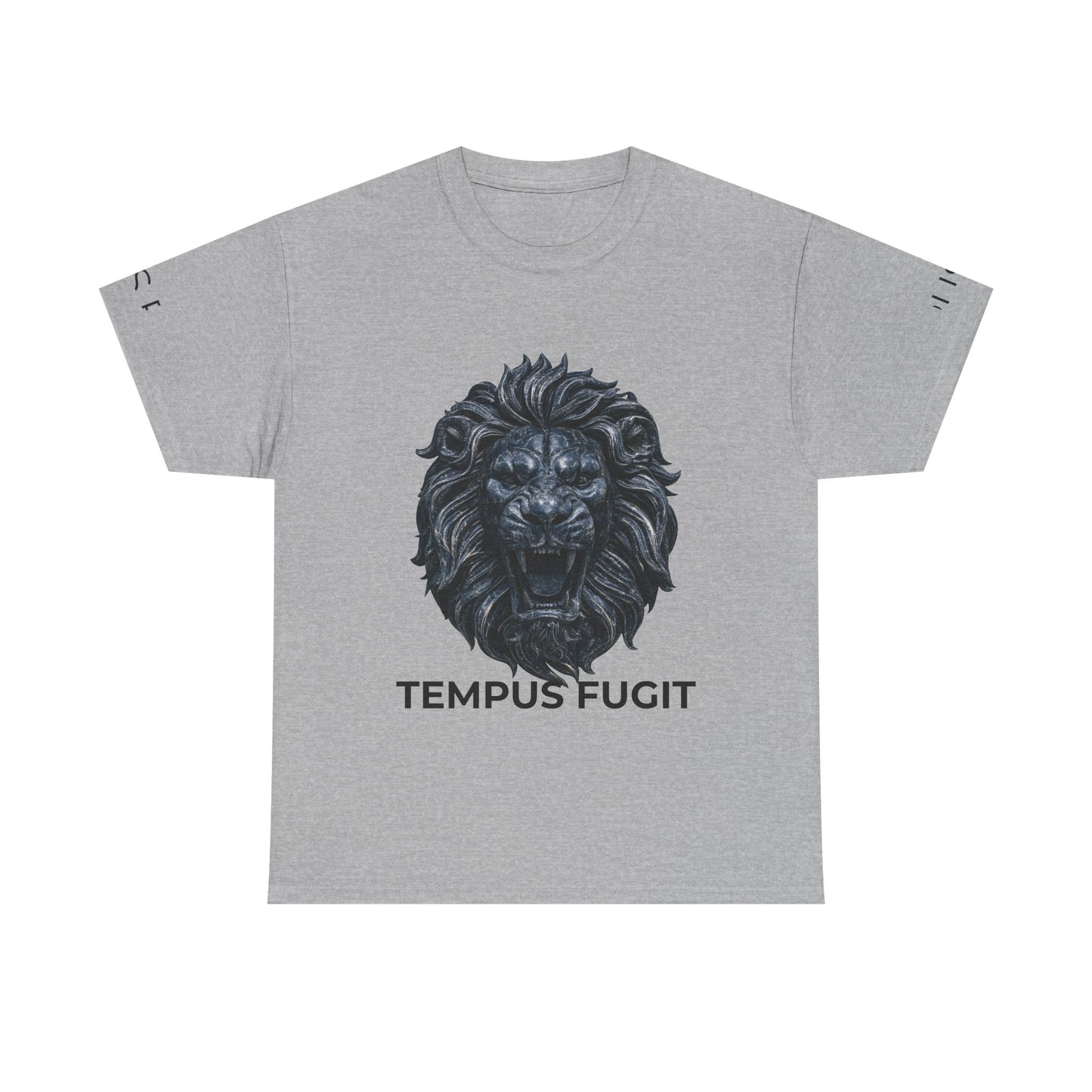 Tempus Fugit Lion T-Shirt Stoic Graphic Tee