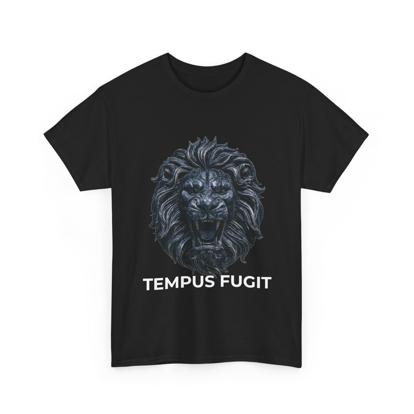 Tempus Fugit Lion T-Shirt Stoic Graphic Tee