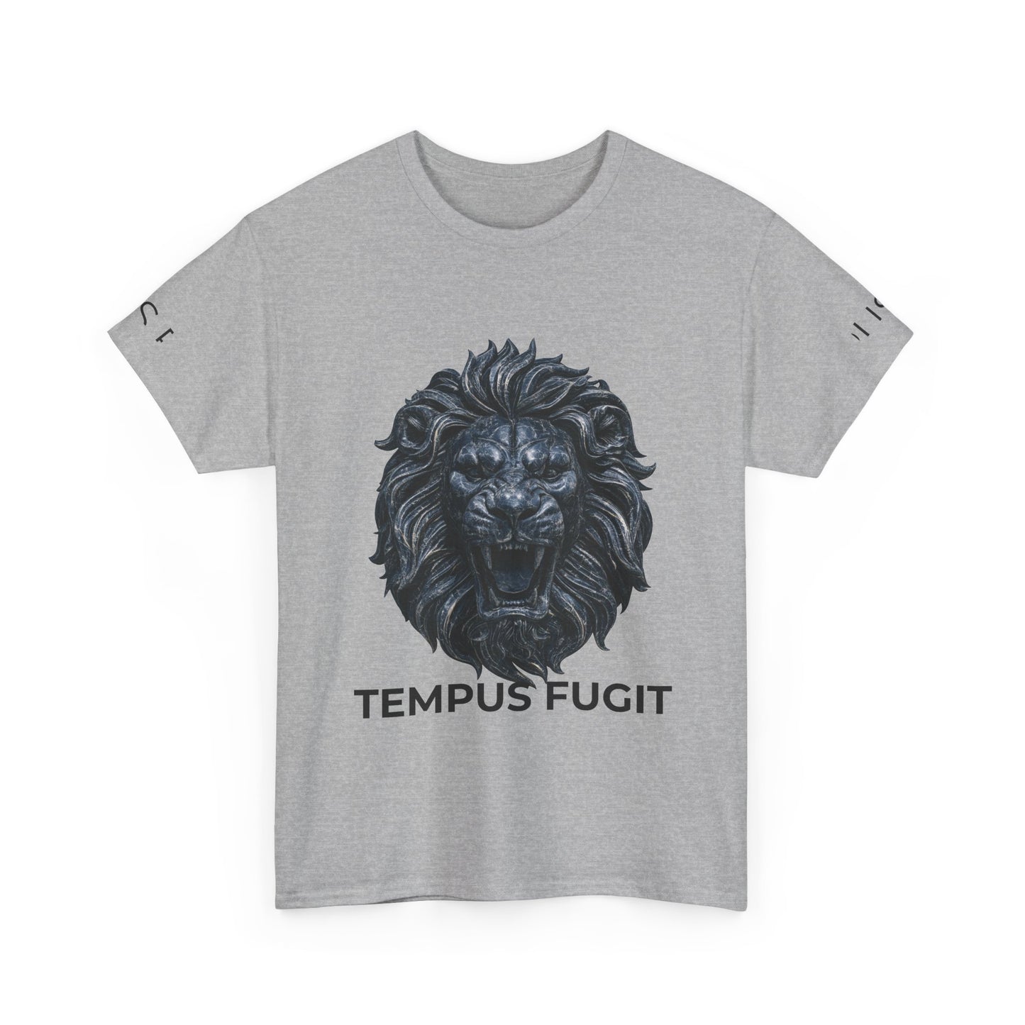 Tempus Fugit Lion T-Shirt Stoic Graphic Tee