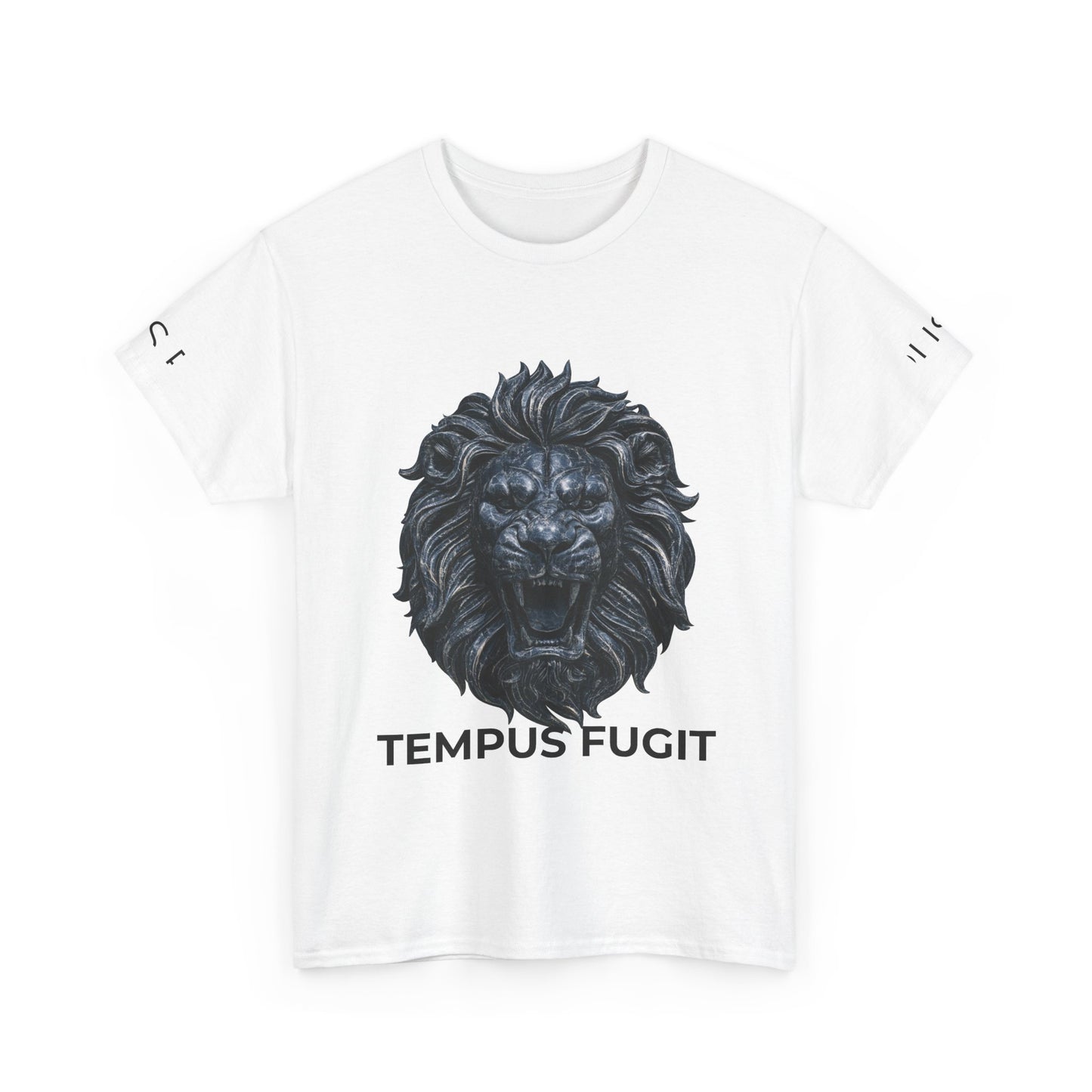 Tempus Fugit Lion T-Shirt Stoic Graphic Tee